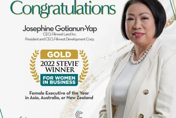 JGY won the Female Executive of the Year in Asia, Australia and New Zealand